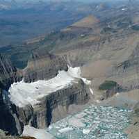 Grinnell Glacier in 2009 in Glacier National Park, Montana