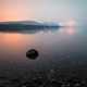 Lake landscape with reflections