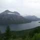 Landscape around Goat Haunt at Glacier National Park, Montana