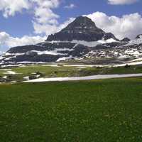 Logan Pass with Mount Reynolds at Glacier National Park, Montana