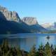 Saint Mary Lake landscape in Glacier National Park, Montana