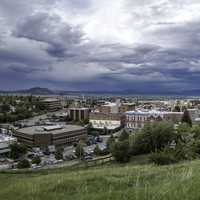 Overlook of Helena from a nearby hill 