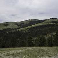 Green Mountains under cloudy skies in Helena