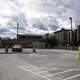 Parking Lot under Heavy Clouds in Helena