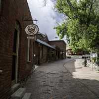 Reeder's alley corridor in Helena, Montana