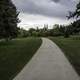 Sidewalk in a park in Helena