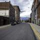 Streets, buildings, and cars in downtown Helena