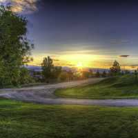 Sunrise over the Horizon in Helena