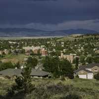 Town of Helena from the Mountain Parking Lot