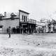 Miles City black and white in 1881 in Montana