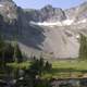 Twin Lake in the Crazy Mountains in Montana