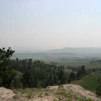 Hazy Day near Crawford, Nebraska