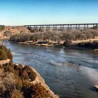 Valentine Nebraska River landscape