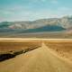 Roadway through the desert at Death Valley National Park, Nevada