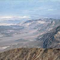 View of Death Valley National Park from Dante's Point in Nevada