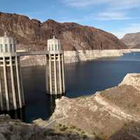 Hoover Dam area and Lake Mead, Nevada