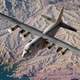 USAF flying over the Lake Mead area, Nevada