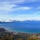 Aerial Full View of Scenic Lake Tahoe