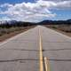 Road View into the horizon in Lake Tahoe, Nevada