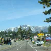 US Route 50 going through south Lake Tahoe