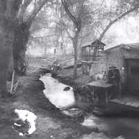 Vintage black and white of Las Vegas, Nevada, 1895