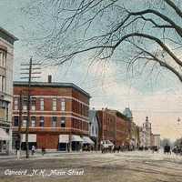 Postcard in 1908 of Concord, New Hampshire