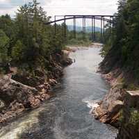 Pemigewasset River at Livermore Falls in Campton, New Hampshire