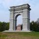 Tilton Memorial Arch in Northfield, New Hampshire