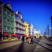 Atlantic City Streets in New Jersey