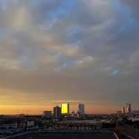 Skyline at dusk of Atlantic City in New Jersey