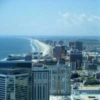 Urban Shoreline in Atlantic City, New Jersey