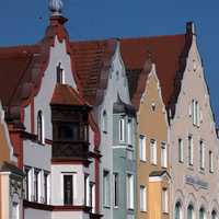 Row of Houses of Albuquerque, New Mexico