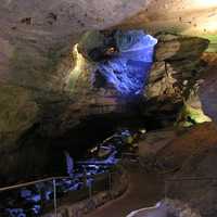 Stairs in the Caverns at Carlsbad Caverns National Park, New Mexico