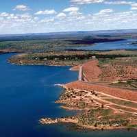 Conchas Dam landscape in New Mexico