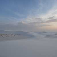 Landscape of White Sands, New Mexico