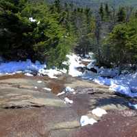 Looking Down in the Adirondack Mountains, New York