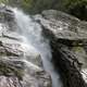 Roaring Brook Falls Side View in the Adirondack Mountains, New York