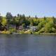 Saranac Lake in the Adirondack Mountains, New York