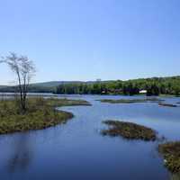 Tupper Lake in Adirondack Mountains, New York