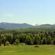 Grand view from the Golf Course in Adirondack Mountains, New York