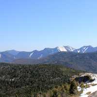 View from the top in the Adirondack Mountains, New York