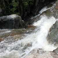 Water going down at Adirondack Mountains, New York