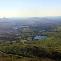 View below at Adirondack Mountains, New York