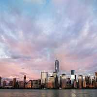 Skyline of New York from across the River