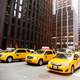 Yellow Cabs on the streets of New York City