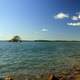 Lake and Island at Wellesley Island State Park, New York