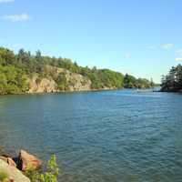 Shoreline of Inlet at Wellesley Island State Park, New York