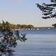 View of the other shore at Wellesley Island State Park, New York