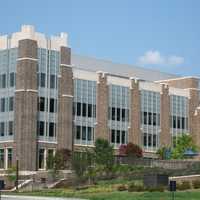 Back of Bostock Library at Duke University, North Carolina