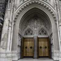 Cathedral Door Archway at Duke Chapel, Durham, North Carolina